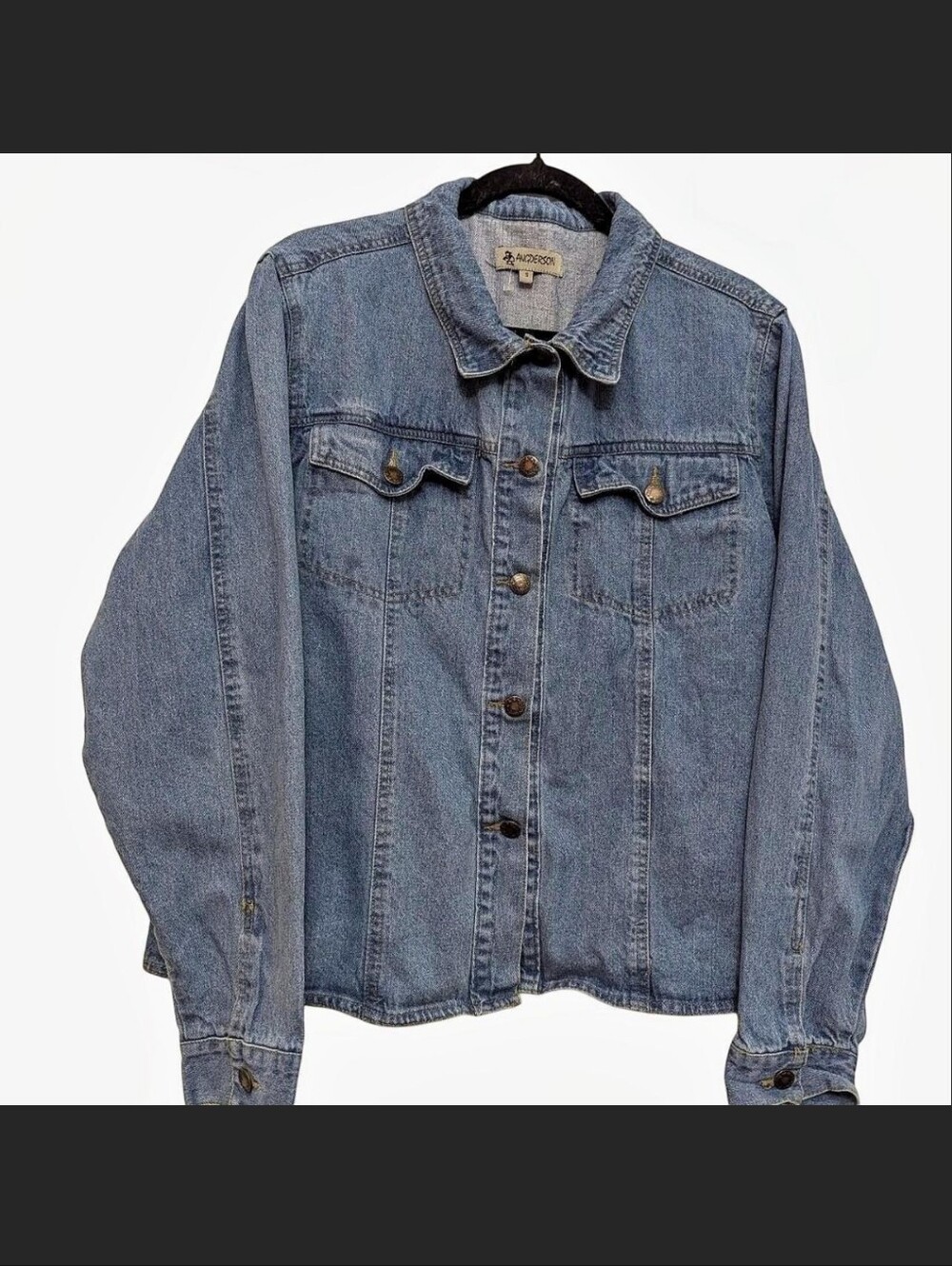 Arizona Jean Company Light Blue Denim Trucker Jacket